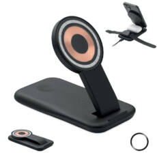 Base de carga 3 en 1 de ABS con soporte para telefono