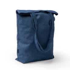 Bolsa en tejido vaquero reciclado con fondo de 320 g/m²