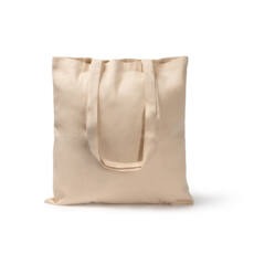 Bolsa de algodón orgánico de 220 g/m² en acabado natural