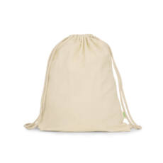 Mochila de cordones de algodón orgánico de 120 g/m²