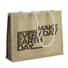 Bolsa de playa rectangular de yute de 310 g/m²
