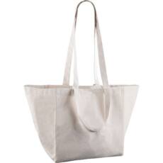 Bolsa de playa de algodón canvas natural de 220 gr/m²