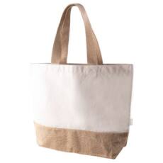 Bolsa de algodón reciclado de 320 gr/m² y base de yute