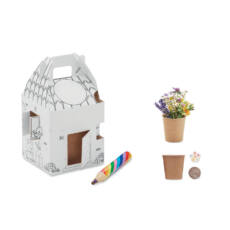 Set de cultivo para niños con semillas de flores y lápices de colores