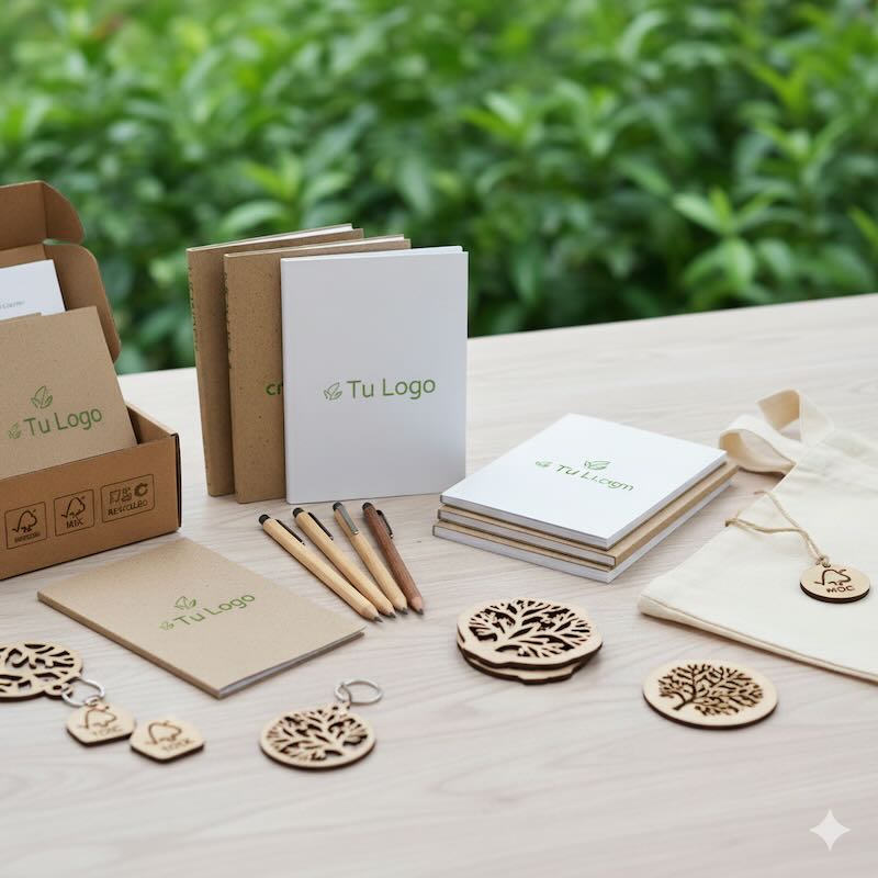 Productos forestales en artículos publicitarios