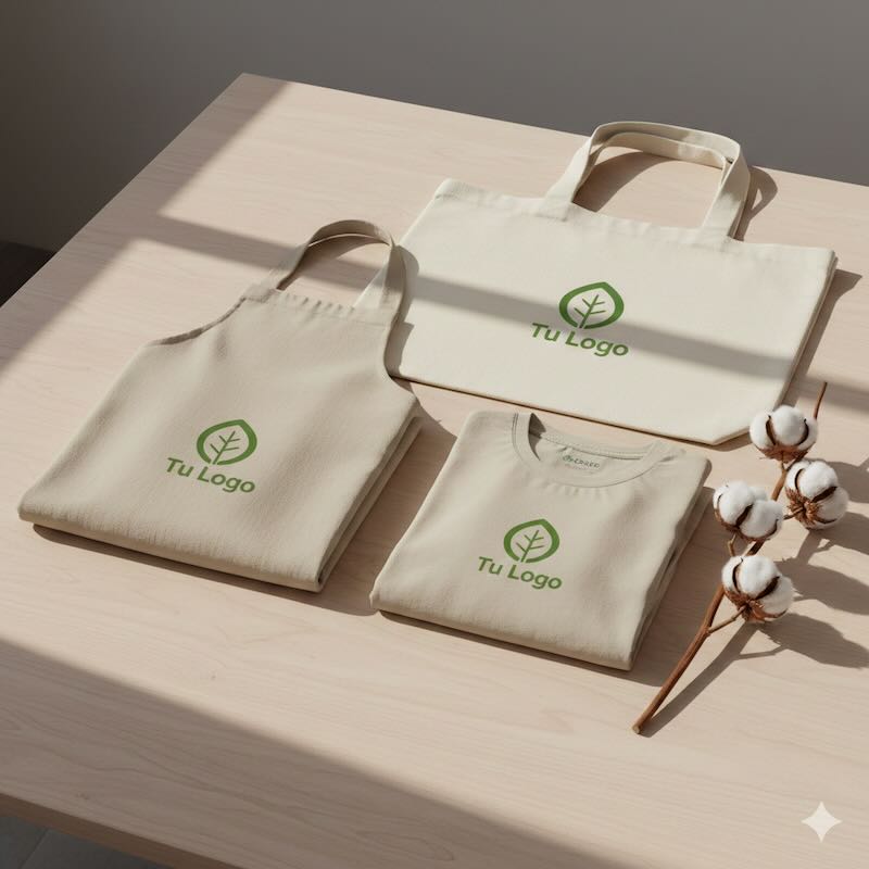 algodón orgánico en merchandising